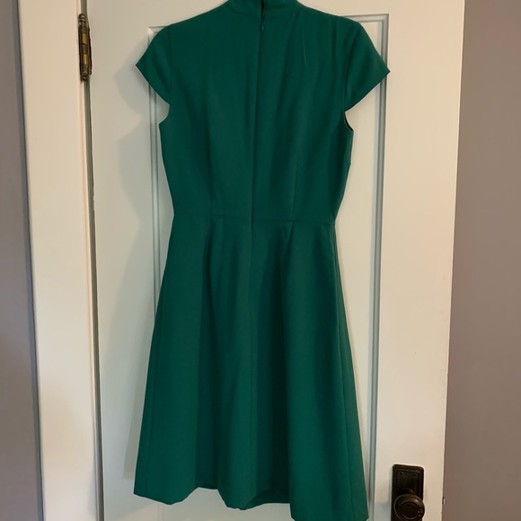 J. Crew green tie neck dress - Picture 3 of 3